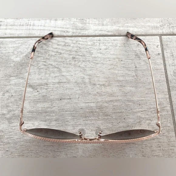 Alex Perry Aviator Rose-Gold Sunglasses - Picture 6 of 11